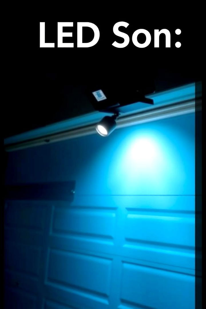 Motion Activated LED Spot Lights - 22 Exterior Garage Lighting Ideas