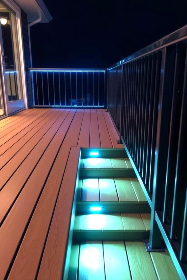 Motion Sensor Deck Lights for Security and Convenience - 22 Deck Lighting Ideas
