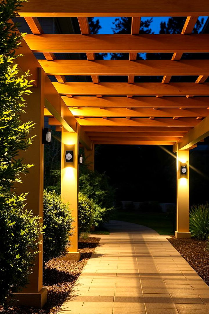 Motion Sensor Lights - 22 Pergola Lighting Ideas