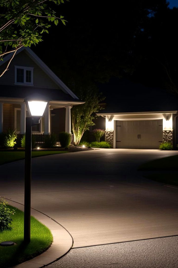 Motion Sensor Lights for Efficiency - Exterior Garage Lighting Ideas for Safety & Style