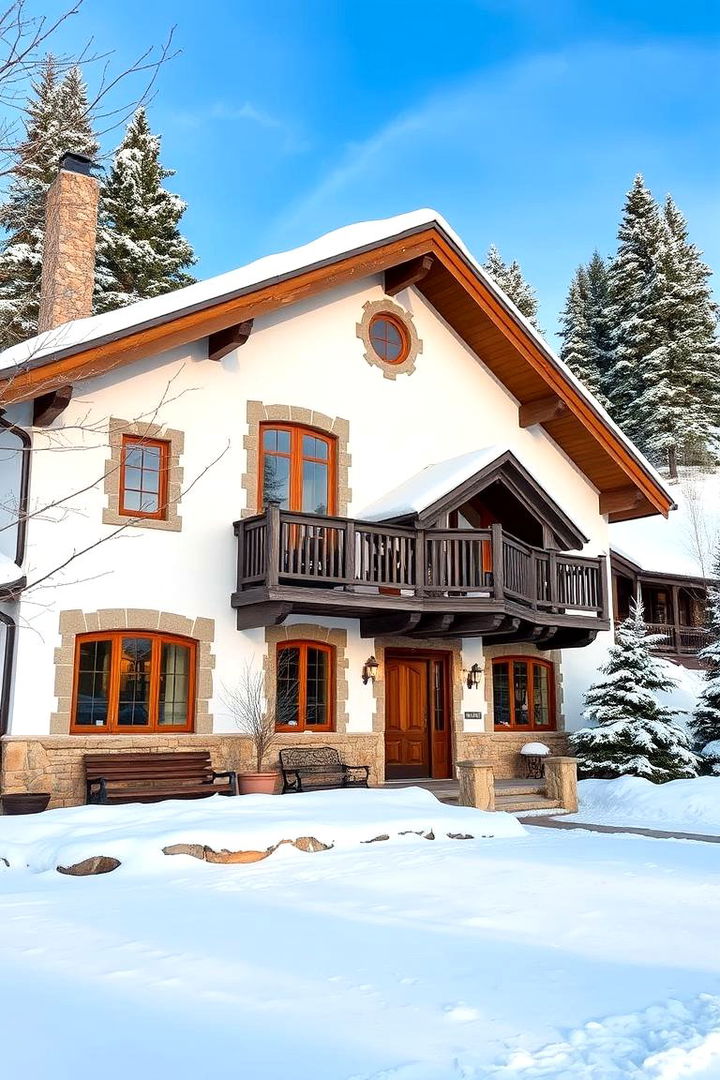 Mountain Retreat White - 22 White Home Exterior Ideas