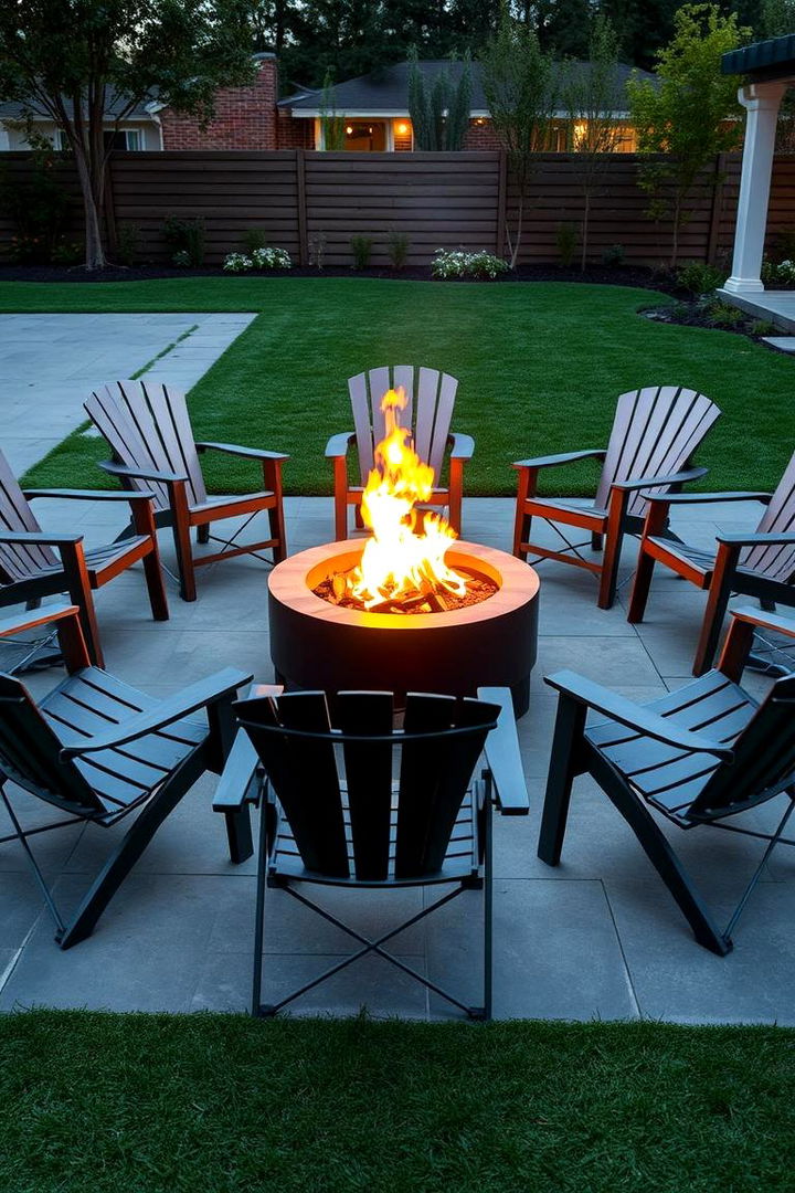 Movable Fire Pit Chairs Flexibility - 22 Fire Pit Seating Ideas