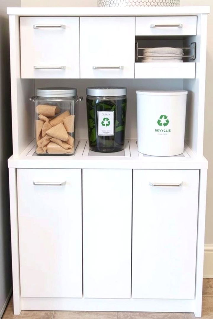 Multi Bin Utility Stations - 22 Garbage Can Storage Ideas