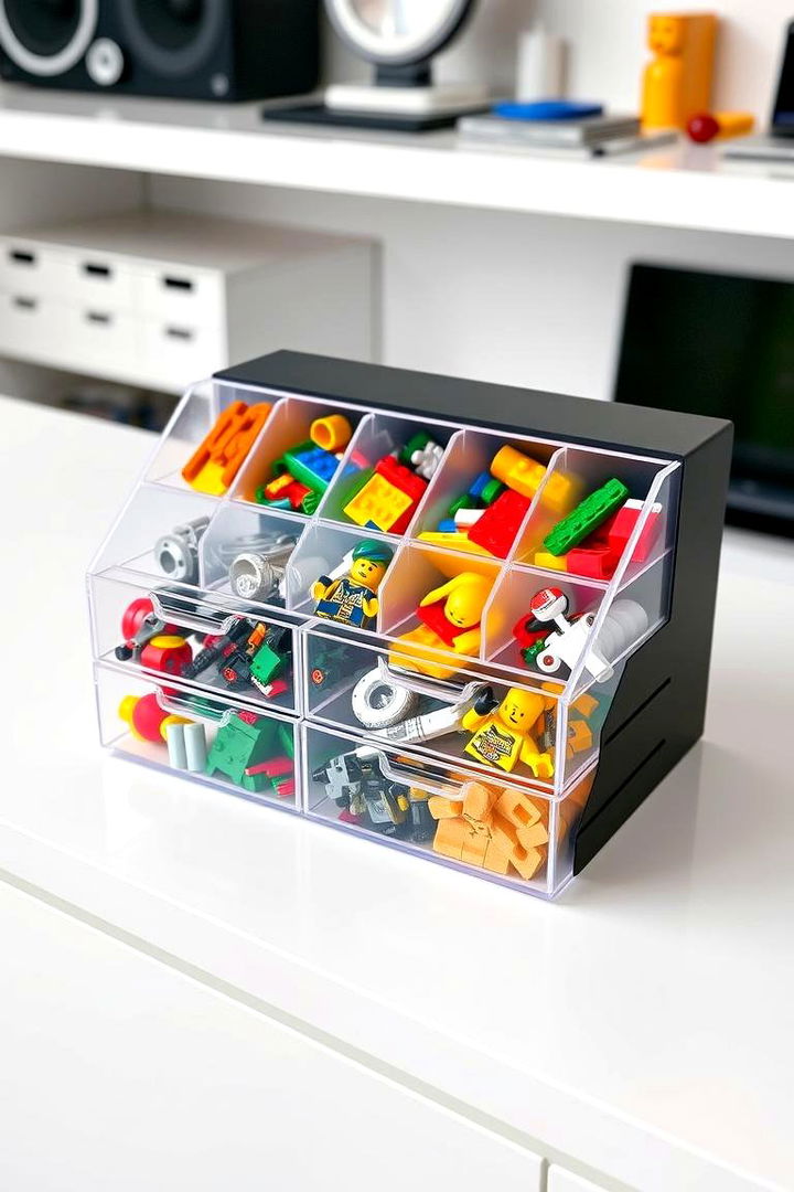 Multi Compartment Organizer - 22 Lego Storage Ideas