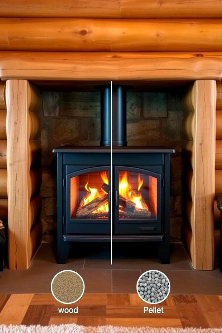 Multi Fuel Fireplace - 22 Cabin Fireplace Ideas