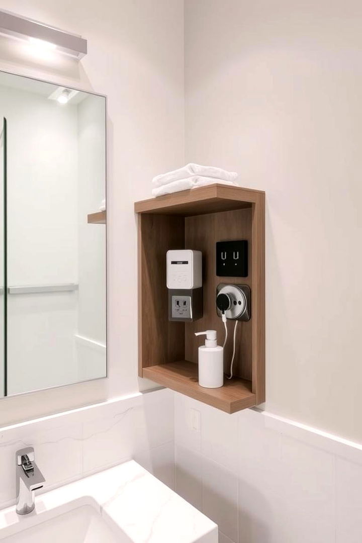 Multi Functional Bathroom Shelves - 22 Bathroom Shelf Ideas