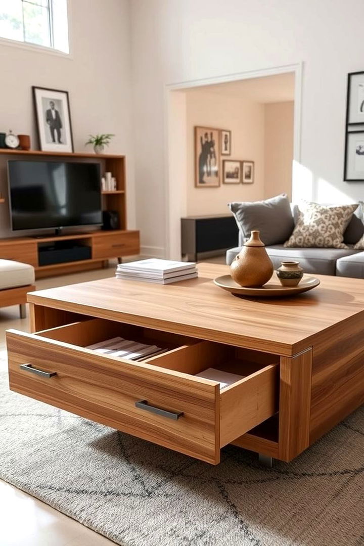Multi Functional Coffee Tables - 22 Living Room Storage Ideas