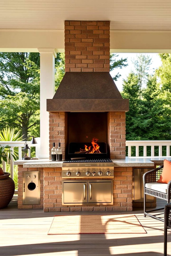 Multi Functional Design - 22 Porch Fireplace Ideas