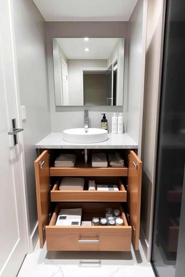 Multi Functional Furniture - 22 Small Bathroom Storage Ideas