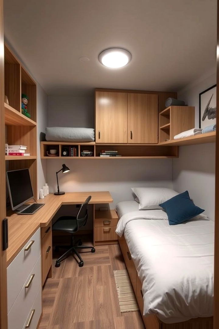 Multi Functional Furniture - 22 Boys Dorm Room Ideas