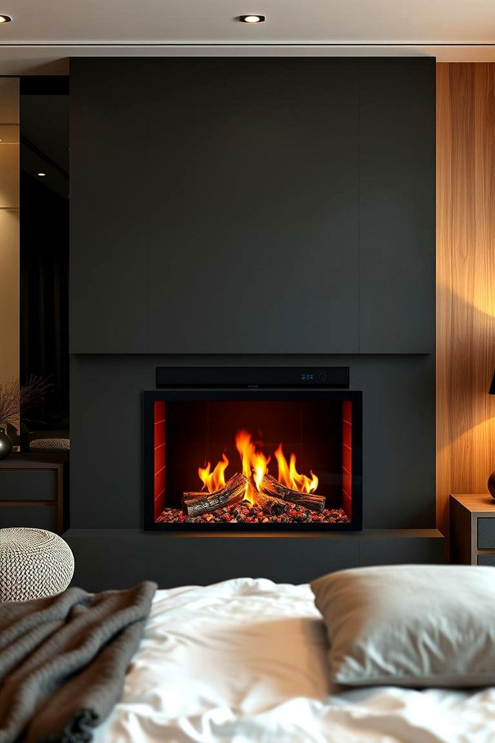 Multi Functional Heat and Decor - 22 Bedroom Fireplace Ideas