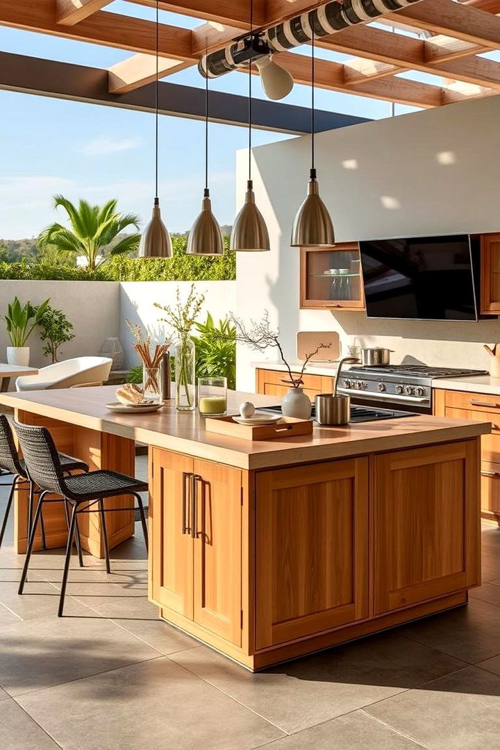 Multi Functional Kitchen Islands - 22 Lanai Kitchen Ideas