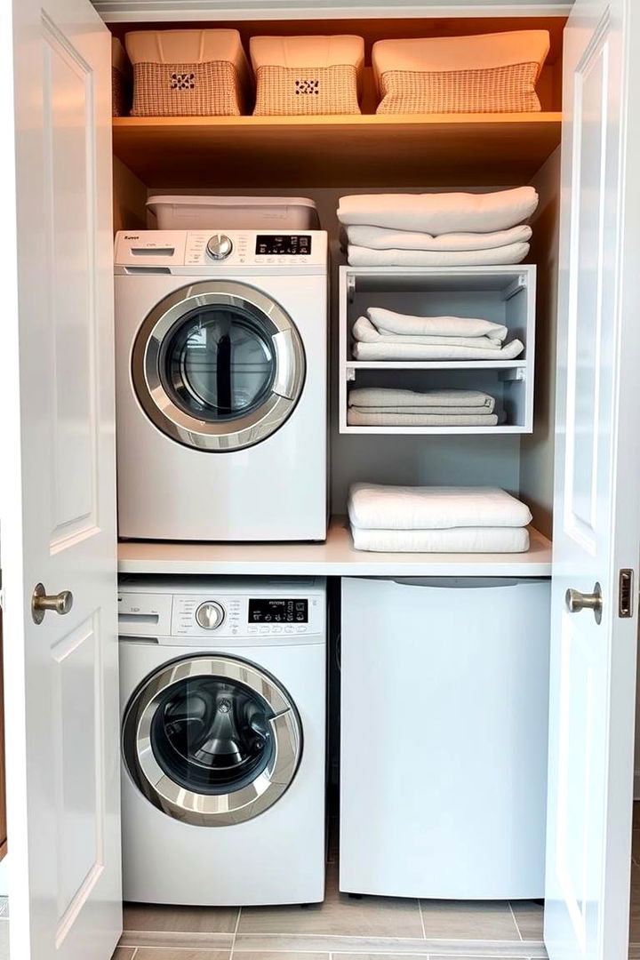 Multi Functional Laundry Closet Design - 22 Laundry Closet Ideas