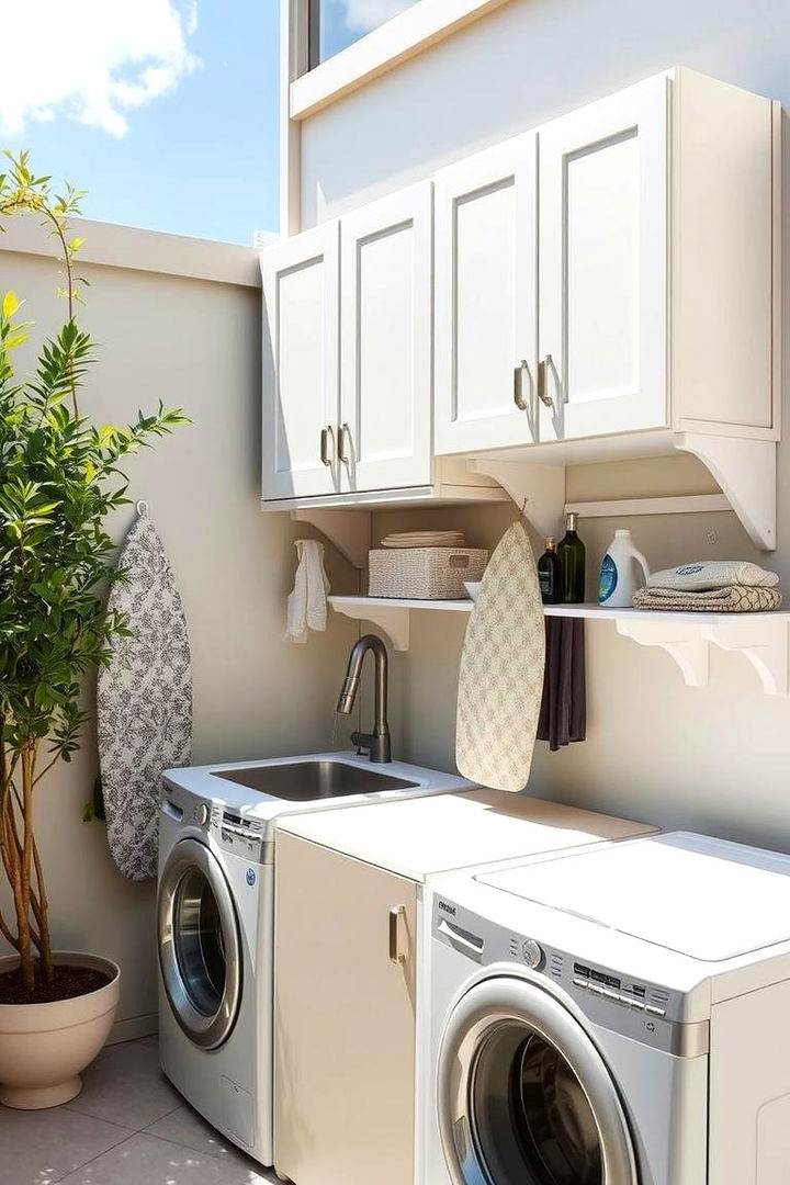 Multi Functional Laundry and Storage Zone - 22 Outdoor Laundry Area Design Ideas