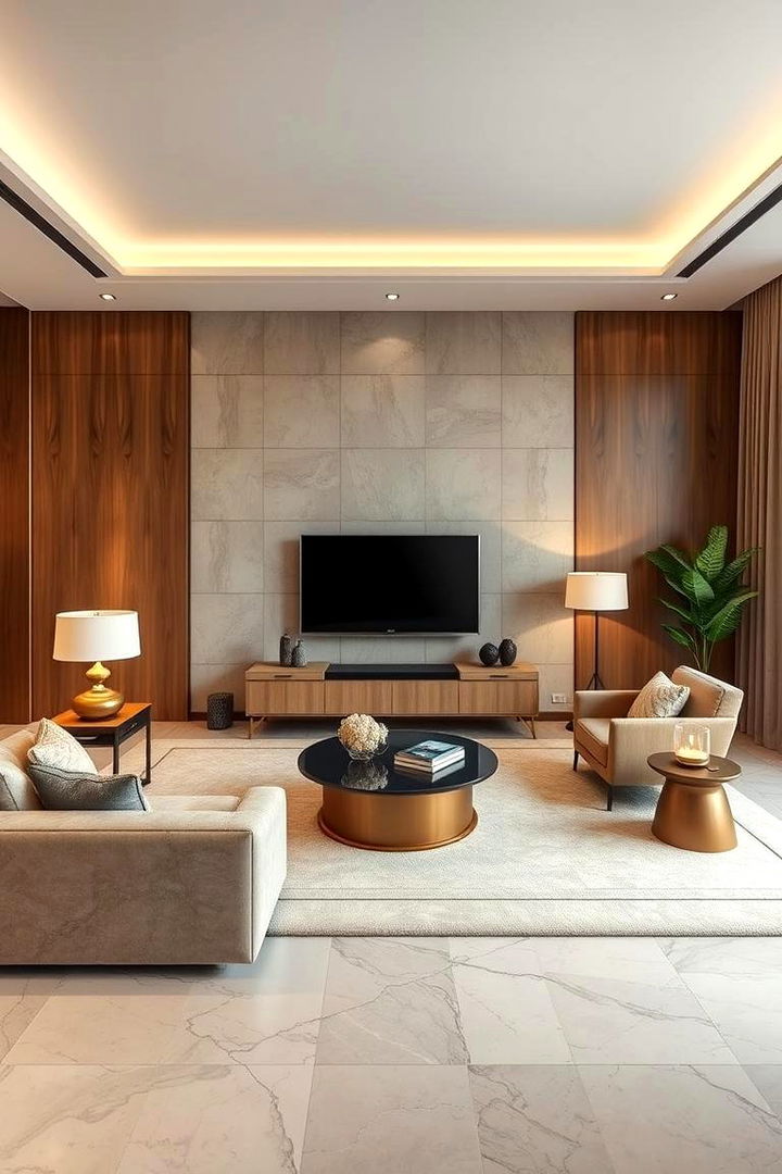 Multi Functional Living Spaces - 22 Mansion Living Room Ideas