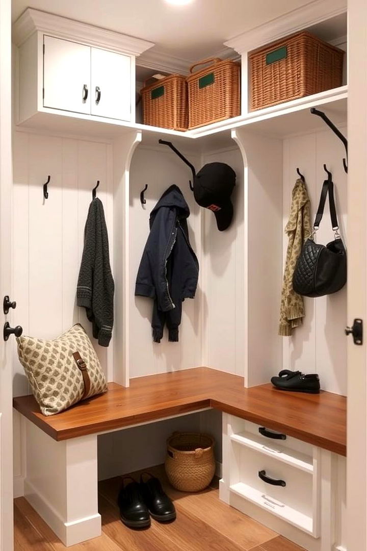 Multi Functional Mudroom Entry Closet - 22 Entry Closet Ideas