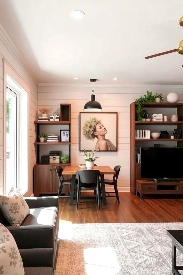 Multi Functional Space Integration - 22 Shiplap Fireplace Ideas