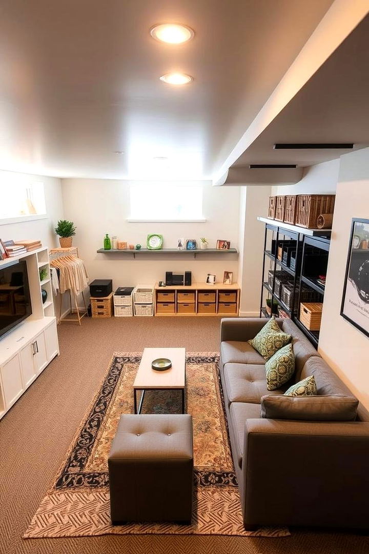 Multi Functional Space Redesign - 22 Basement Ideas