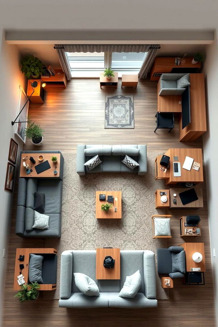 Multi Functional Spaces - 22 Grey Couch Living Room Ideas