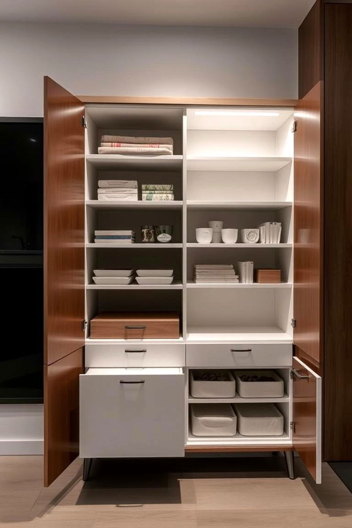 Multi Functional Storage Solutions - 22 Floor to Ceiling Cabinets Ideas