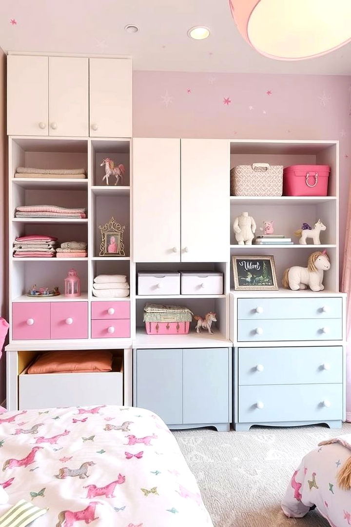 Multi Functional Storage Solutions - 22 Unicorn Bedroom Ideas