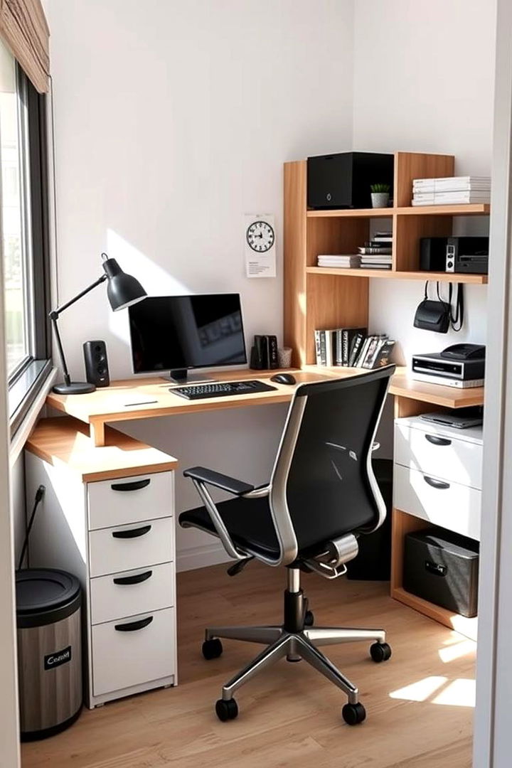 Multi Functional Work Edge - 22 Living Room Nook Ideas