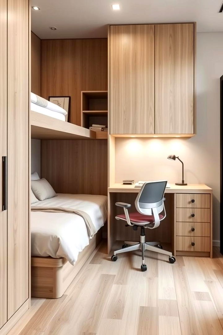 Multi Functional Workspace - 22 Bed Nook Ideas