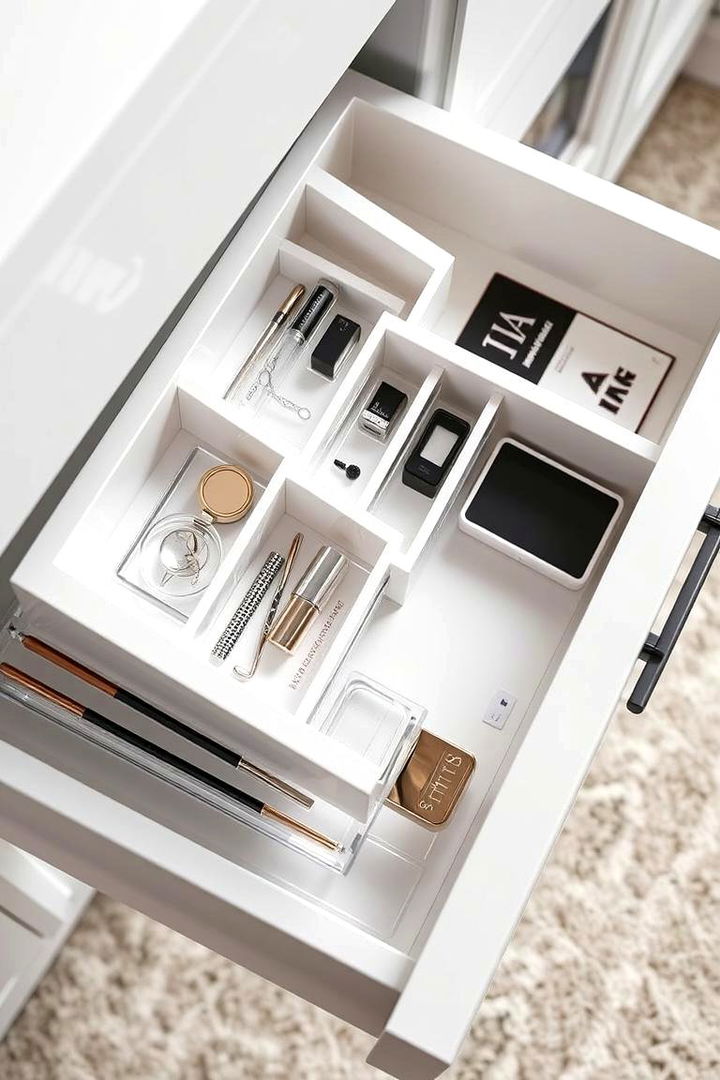 Multi Layered Trays - 22 Bathroom Drawer Organization Ideas