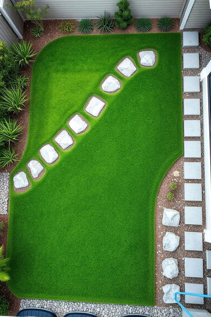 Multi Layered Turf for Enhanced Comfort - 22 Backyard Turf Ideas