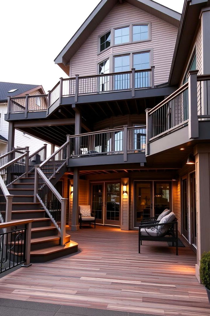 Multi Level Composite Deck - 22 Composite Deck Ideas
