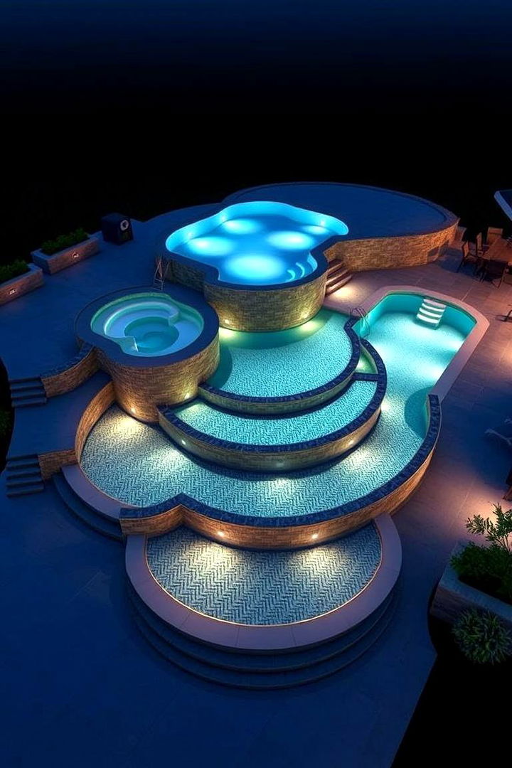 Multi Level Design - 22 Semi Inground Pool Ideas