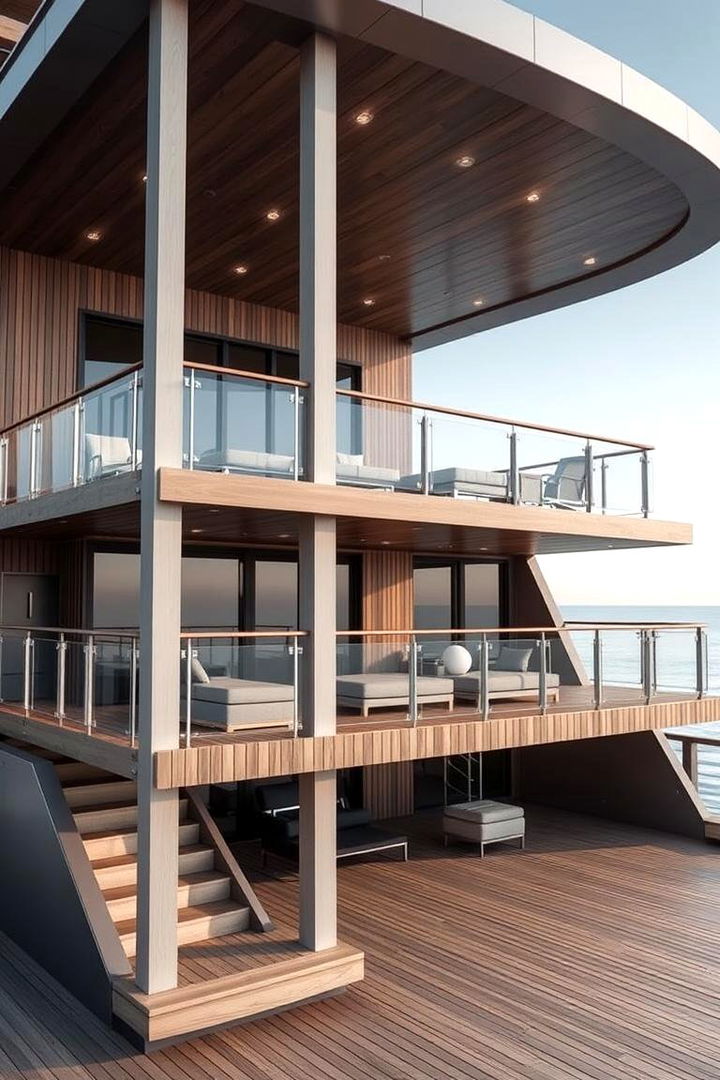 Multi Level Enjoyment - 22 Floating Deck Ideas
