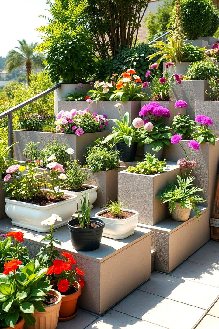 Multi Level Garden Terraces - 22 Corner Garden Ideas