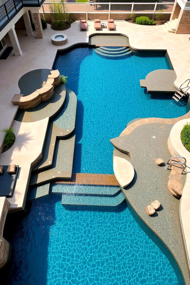 Multi Level Lagoon Oasis - 22 Lagoon Pool Ideas