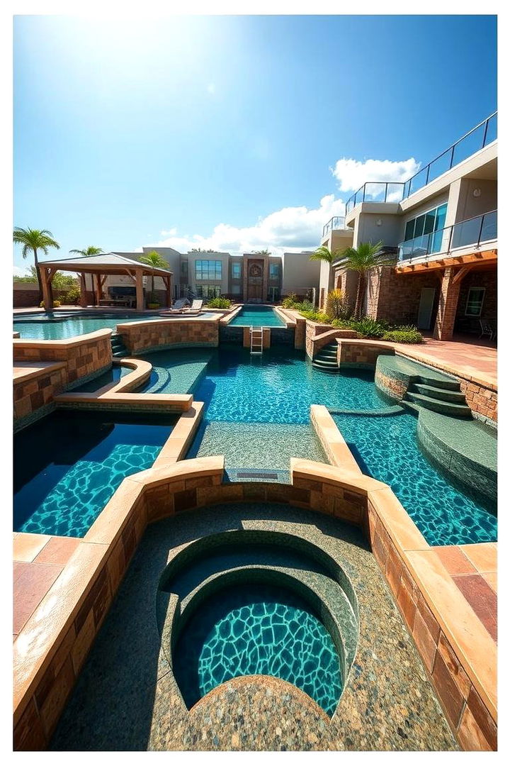 Multi Level Pool Designs - 22 Swimming Pool Ideas