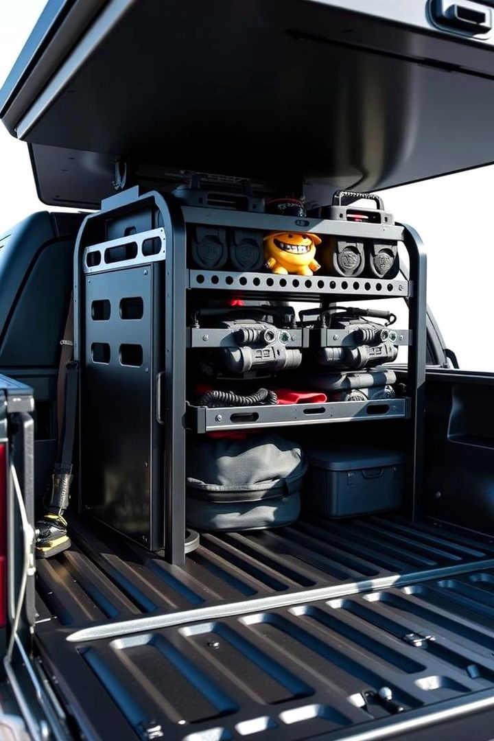 Multi Level Storage Rack Systems - 22 Truck Bed Storage Ideas