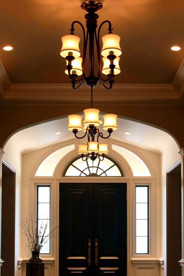Multi Light Fixtures for Layered Illumination - 22 Entryway Lighting Ideas