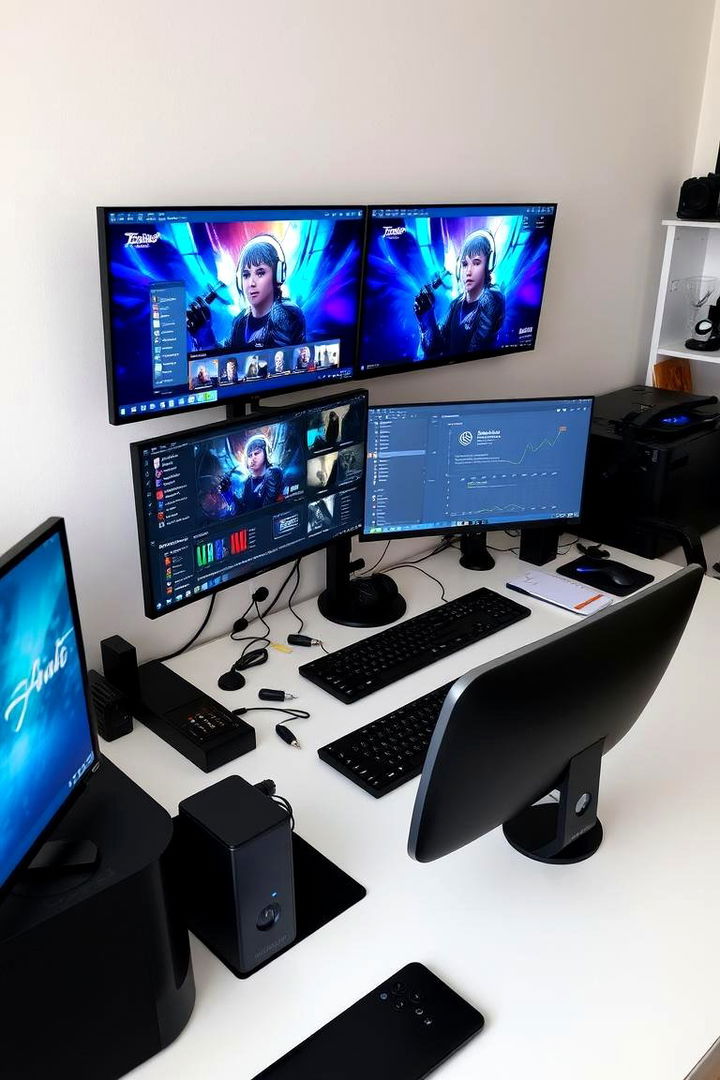 Multi Monitor Setup - 22 Streaming Setup Ideas