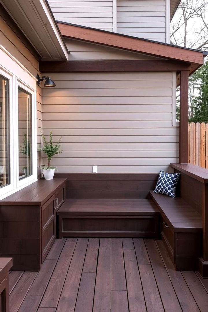 Multi Purpose Deck with Storage Solutions - 22 Platform Deck Ideas