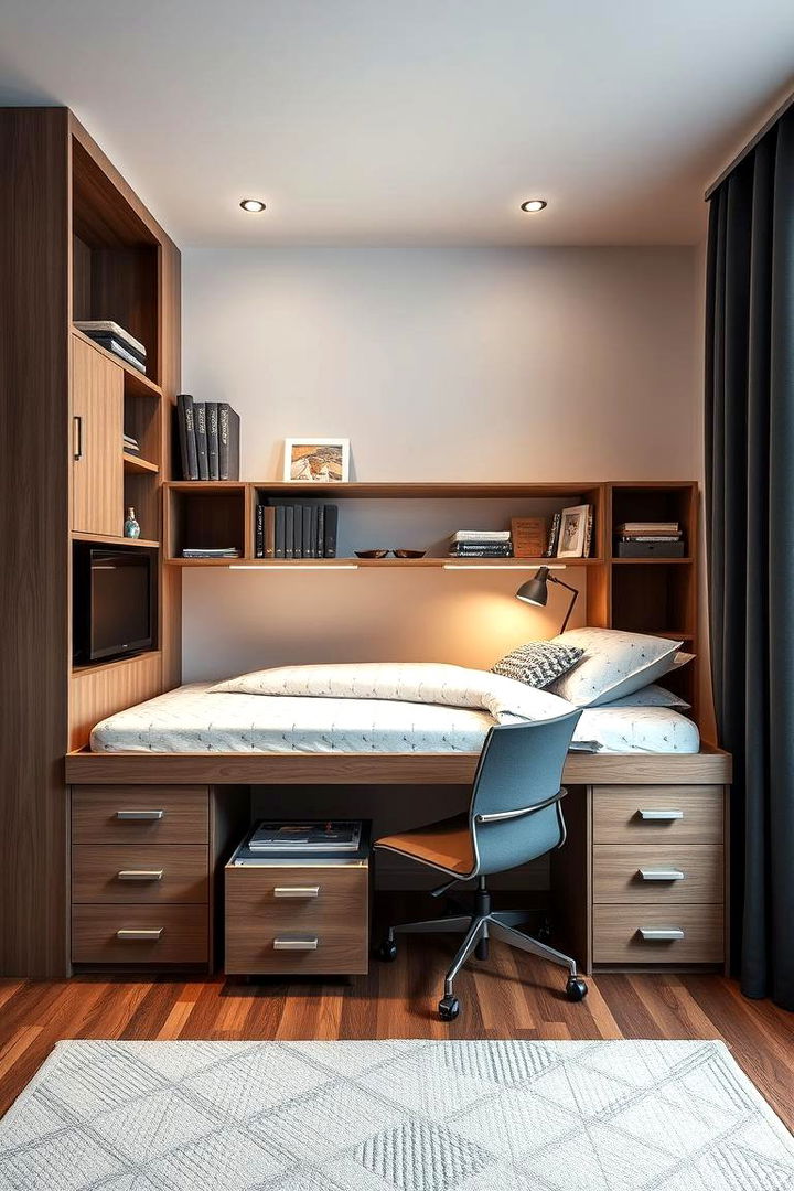 Multi Purpose Furniture for Small Spaces - 22 Minimalist Dorm Room Ideas