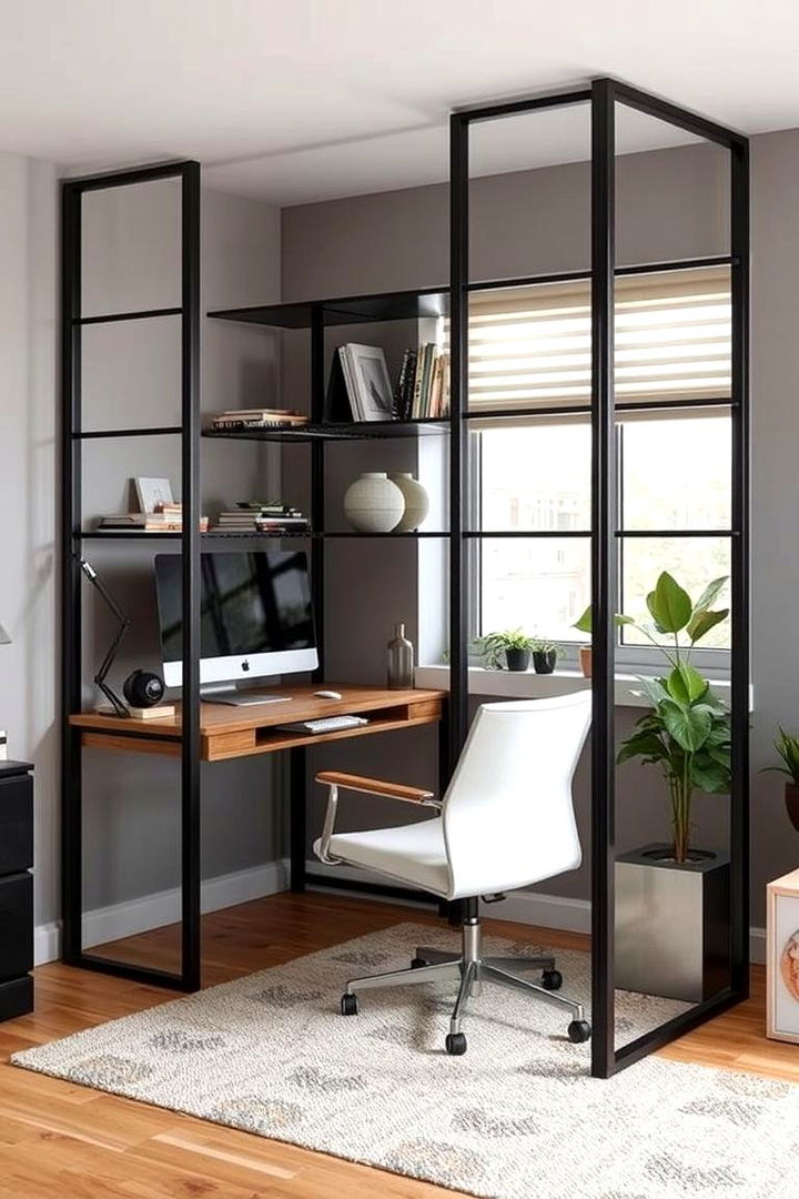 Multi Purpose Room Dividers - 22 Budget Home Office Ideas