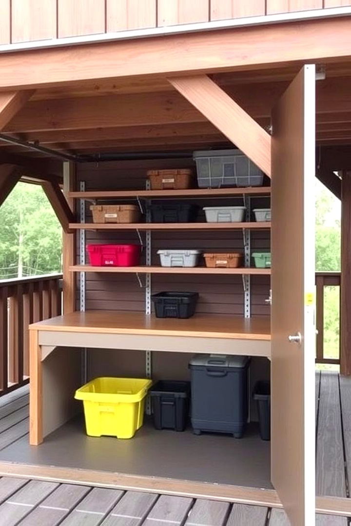 Multi Purpose Under Deck Utility Space - 22 Under Deck Ideas