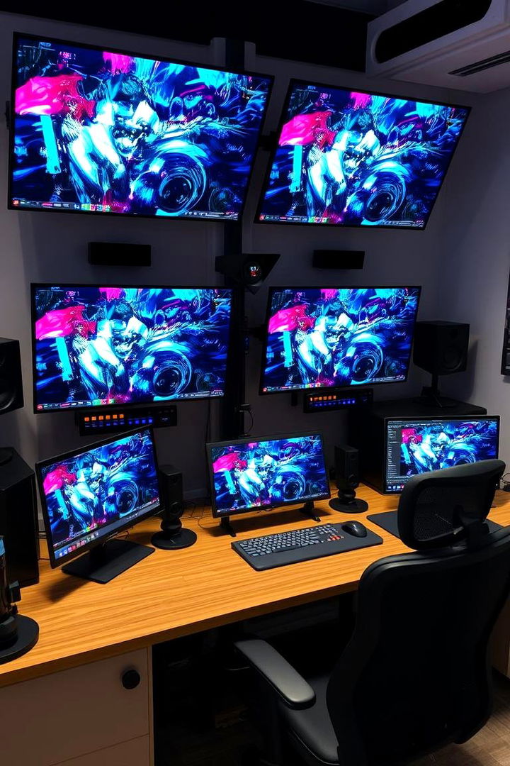 Multi Screen Setups - 22 Media Room Ideas