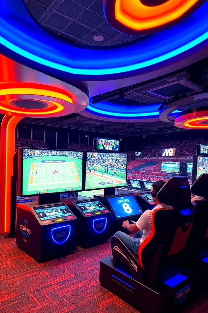 Multi Sport Gaming Arena - 22 Game Room Ideas