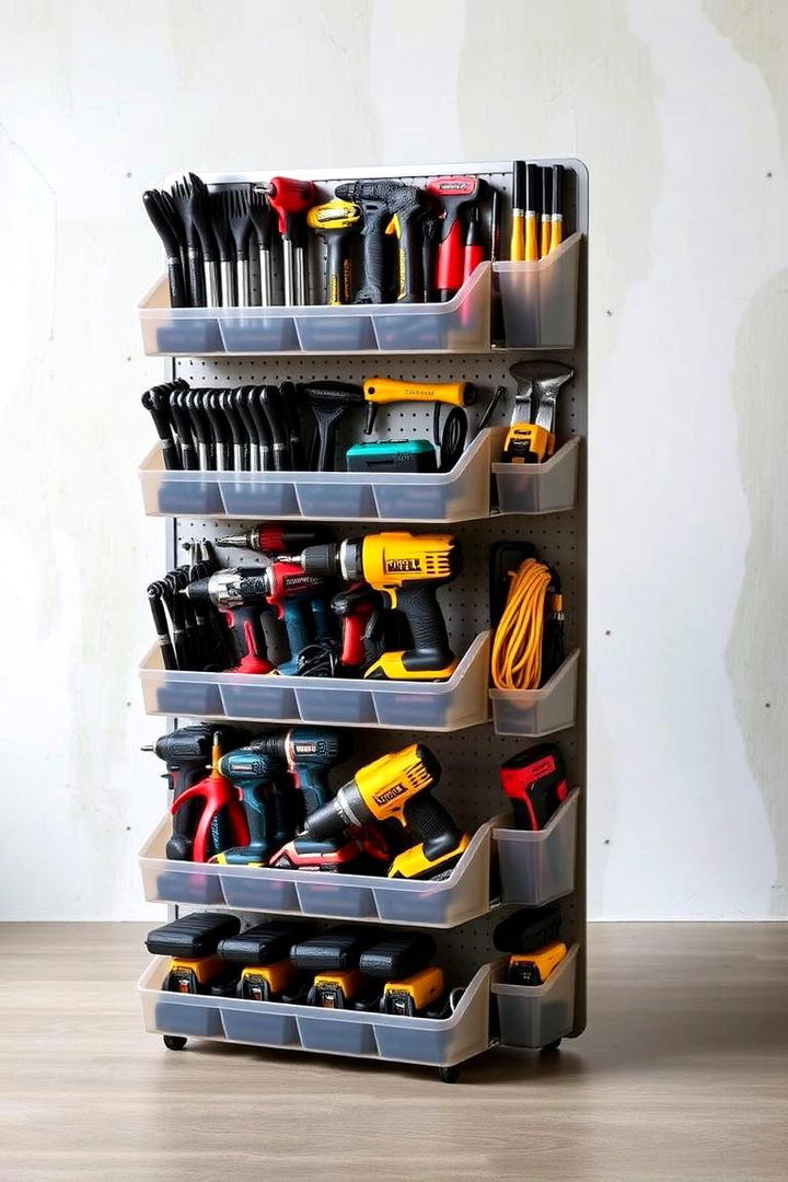 Multi Tiered Tool Organizers - 22 Power Tool Storage Ideas