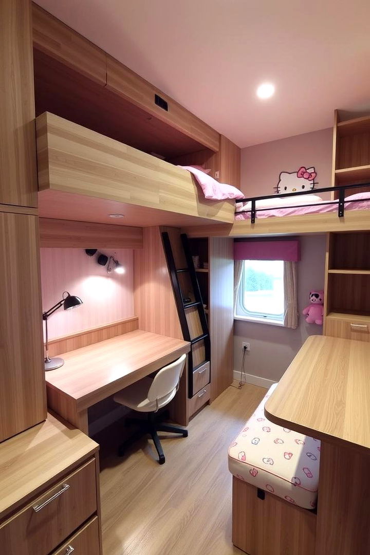 Multi Use Furniture Innovations - 22 Hello Kitty Bedroom Ideas