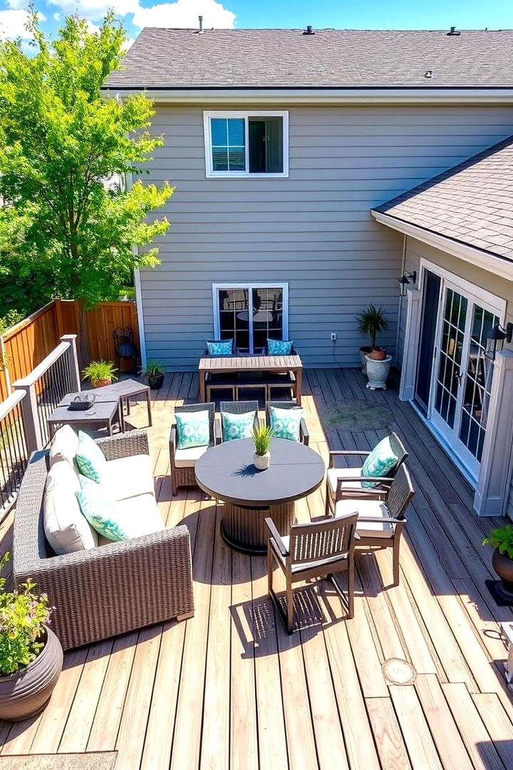 Multi Use Space Optimization - 22 Backyard Deck Ideas on a Budget