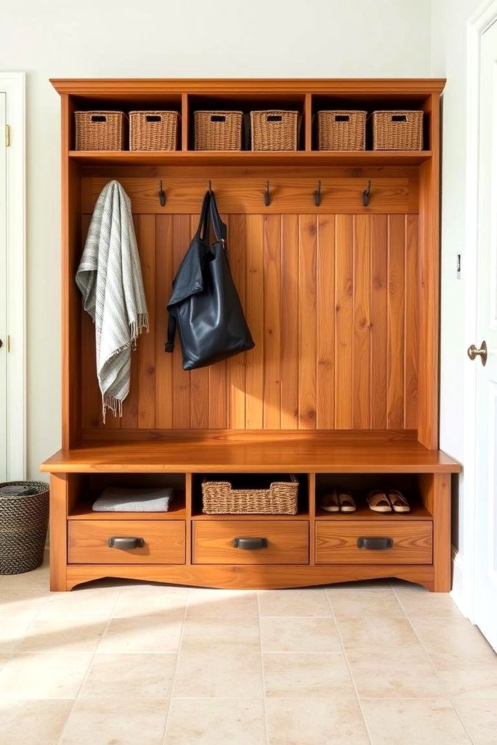 Multi functional Bench Seating - 22 Mud Room Ideas