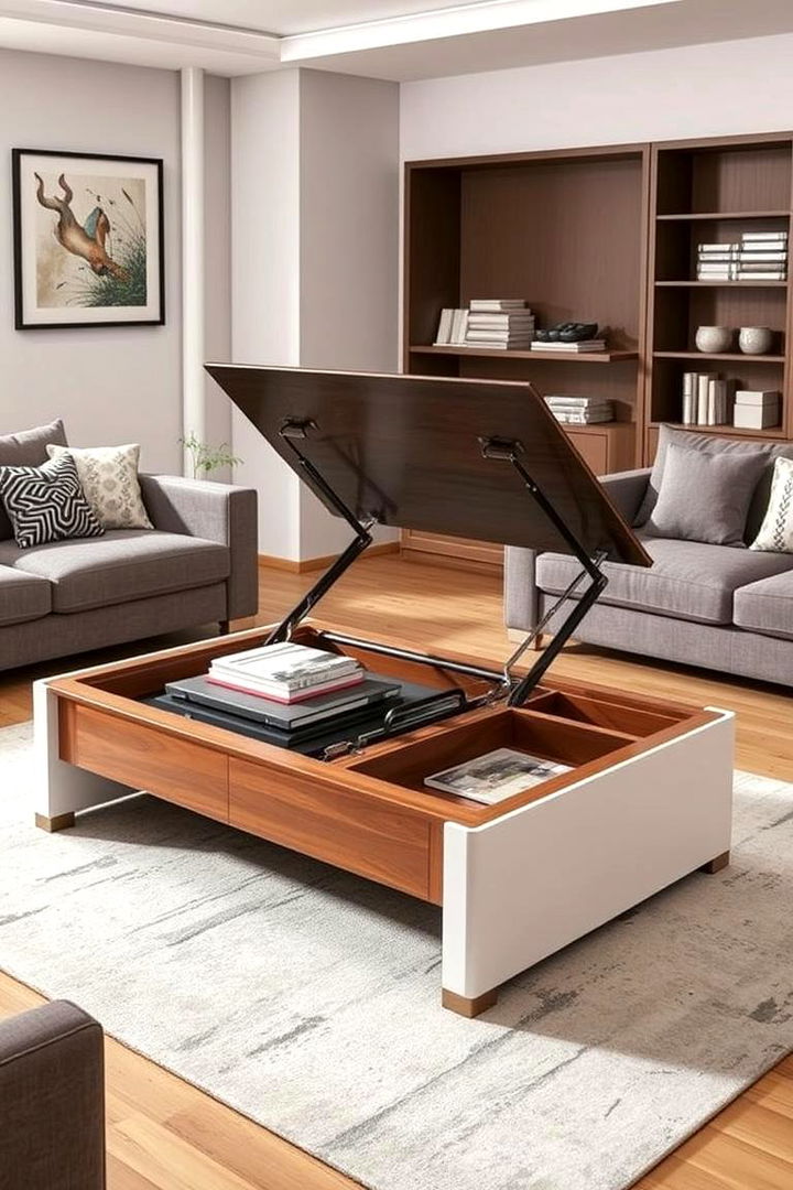 Multi functional Coffee Tables - 22 Living Room Furniture Ideas