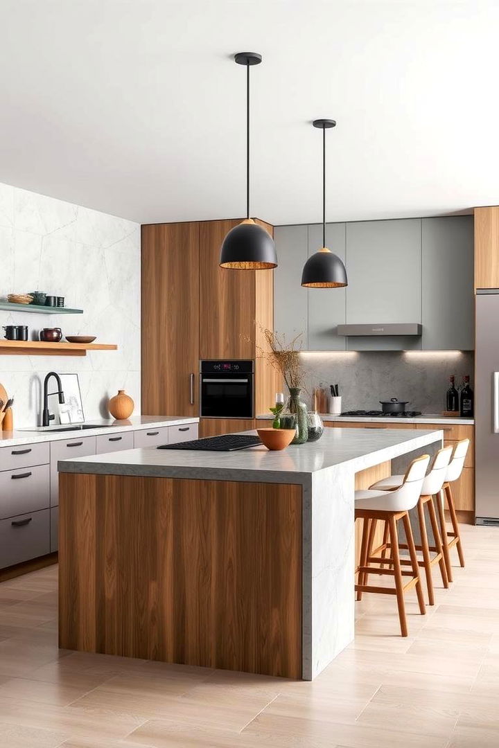 Multi functional Countertops - 22 One Wall Kitchen Ideas